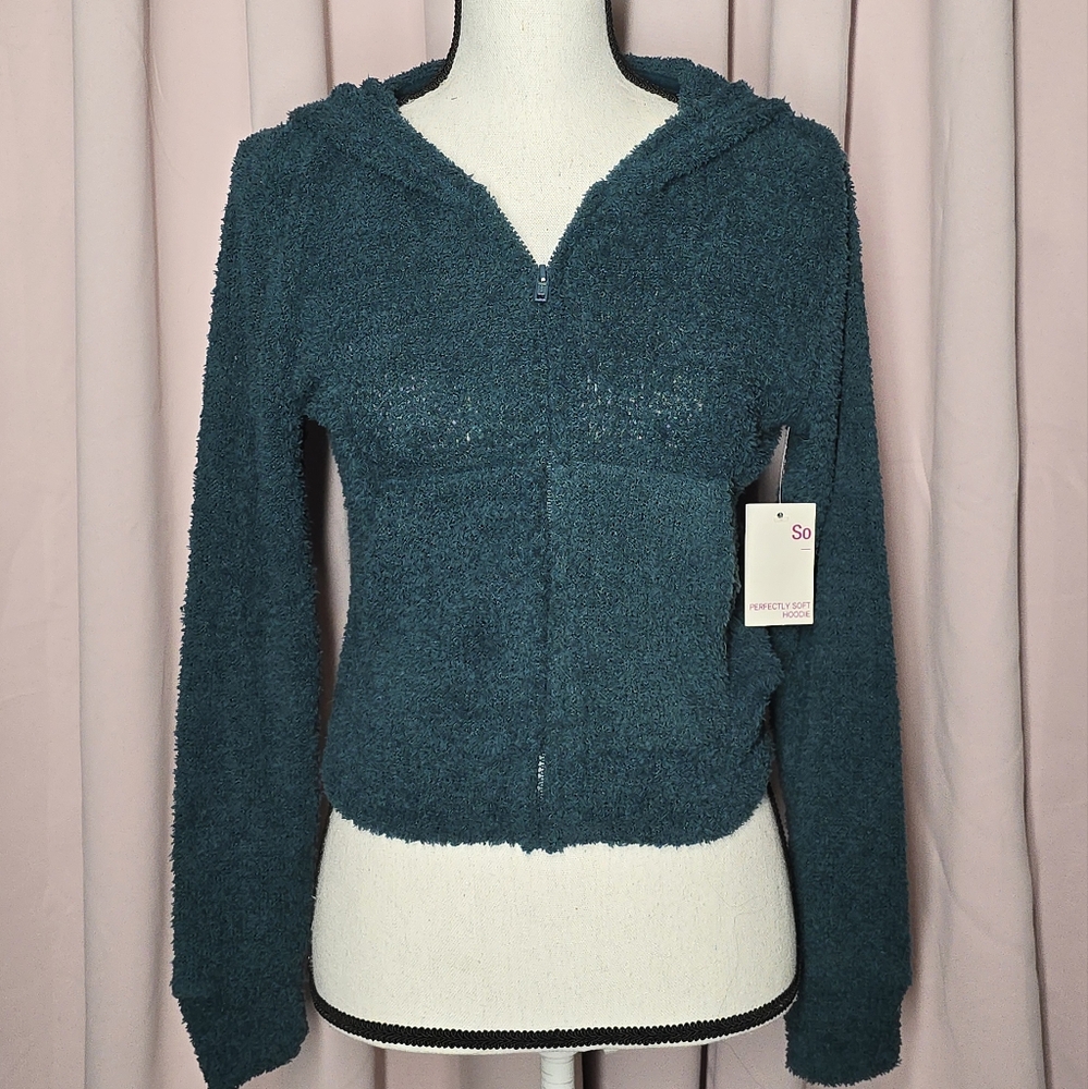Fuzzy Zip-Up Hoodie